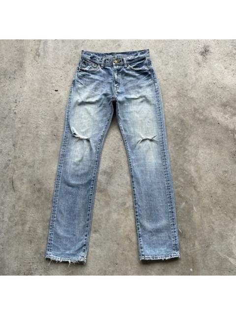 Other Designers Distressed Denim - Vintage Japanese GLHEART Faded Distressed Denim Jeans Pants