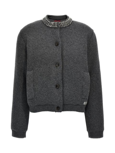 GUCCI Gucci Women Padded Cardigan With Jewel Collar