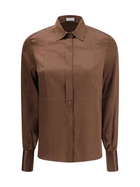 Brunello Cucinelli Brunello Cucinelli Women Silk Shirt
