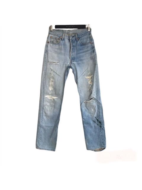 Levi's Vintage 80s Levis 501 Distressed Butler Jeans Made in USA
