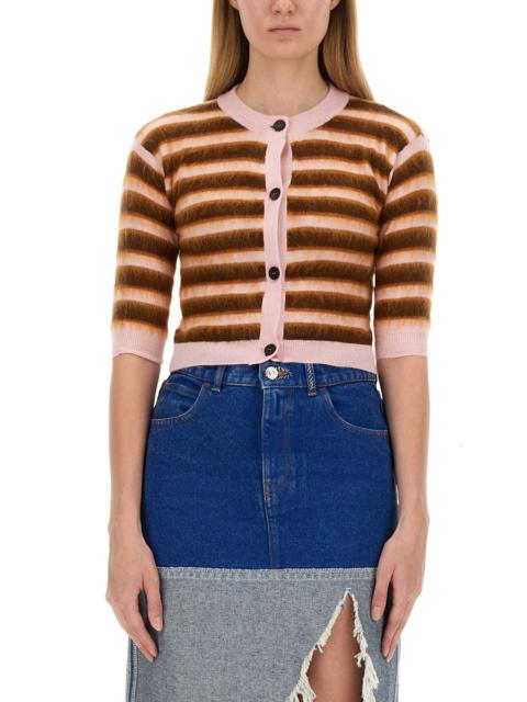 Marni Marni Women Cardigan With Stripe Pattern