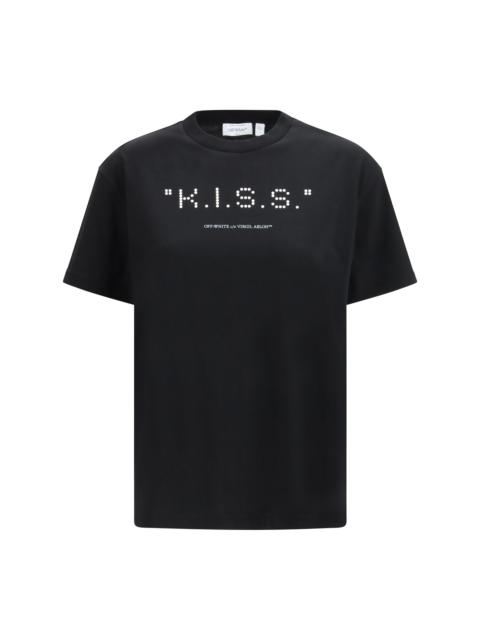 Off-White Off-White Women Kiss Quote T-Shirt
