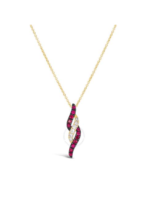 Other Designers Le Vian  Passion Ruby Pendant set in 14K Honey Gold
