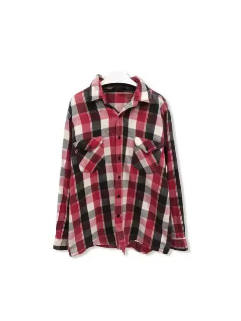 Other Designers Vintage Oshkosh Plaid Tartan Flannel Shirt 👕