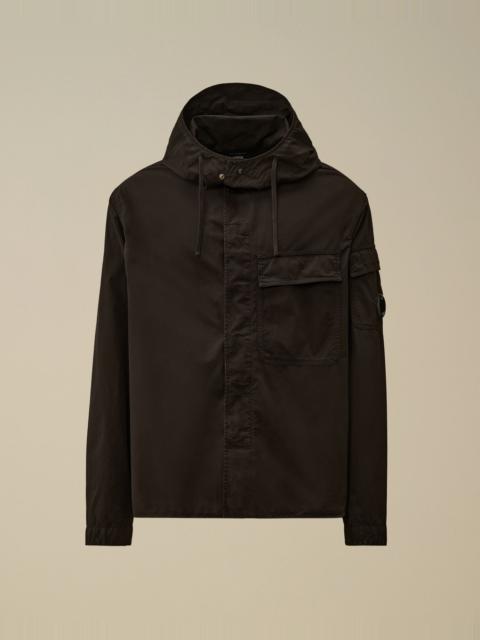 C.P. Company Organic Gabardine Hooded Zipped Overshirt
