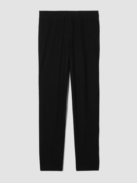 EILEEN FISHER Washable Stretch Crepe Slim Pant