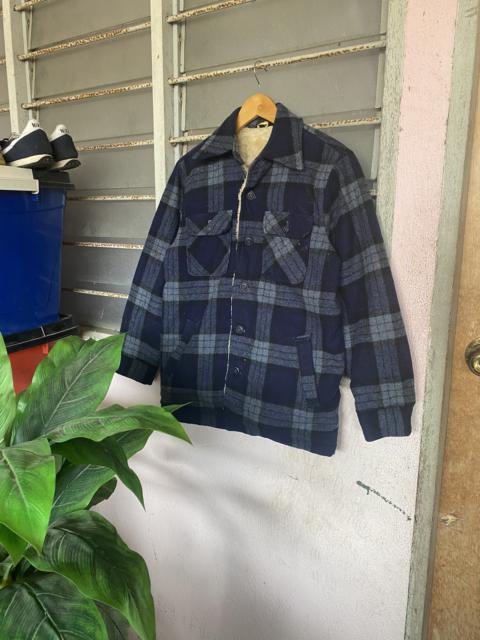 Other Designers Vintage - 🔥 STEALS 🔥 Casual White Line Flannel Jacket