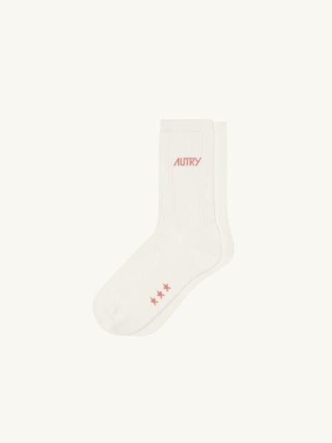 AUTRY SOCKS WITH JACQUARD LOGO UNISEX