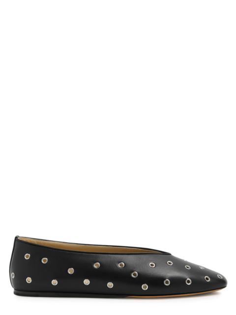 LE MONDE BÉRYL LE Monde Beryl Regency Eyelet Leather Ballet Flats