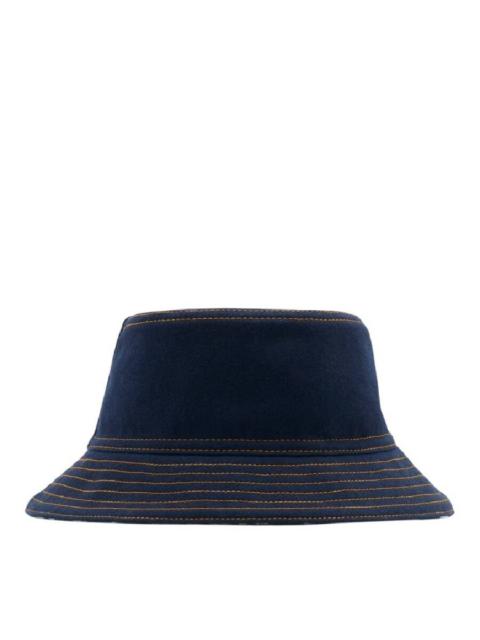 Burberry Burberry Reversible Denim Cotton Bucket Hat