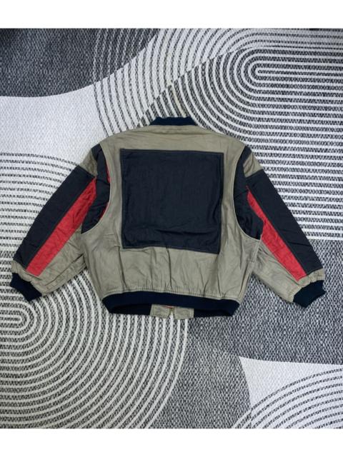 Other Designers Japanese Brand - Vintage 1990s BAYLEAF Utility Zipper Bomber Jacket