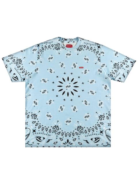 Supreme Supreme Small Box Tee 'Light Blue Bandana'