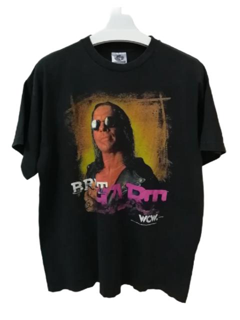 Other Designers Vintage - 🔥RARE🔥Vintage Bret Hart "Hitman" WCW Black Tee
