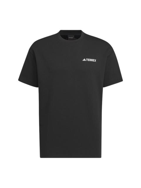 adidas adidas National Geographic AEROREADY Graphic Tee 'Black' IS9515