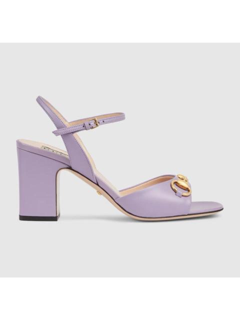 GUCCI Gucci Horsebit Mid Heel Sandals