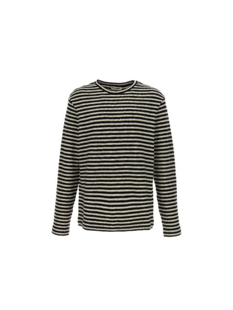 Jil Sander Jil Sander Striped Wool Compact Jersey T-Shirt Men