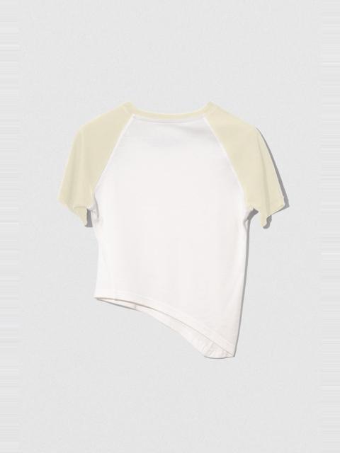 BY FAR RASCAL BABY T T-SHIRT OFF-WHITE LYOCELL BLEND