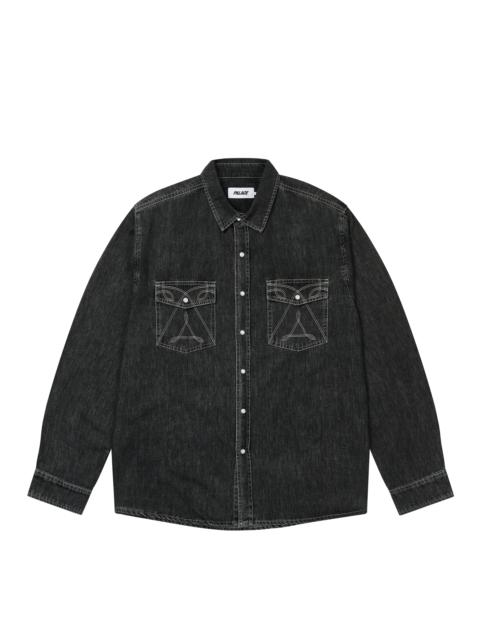 PALACE DENIM WESTERN OVER SHIRT BLACK