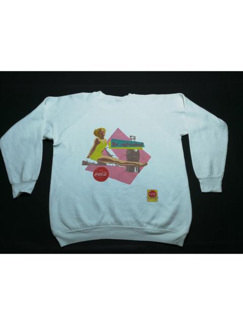 Other Designers Vintage - Vintage 80s 90s Marilyn Monroe Coke Coca Cola Sweatshirt
