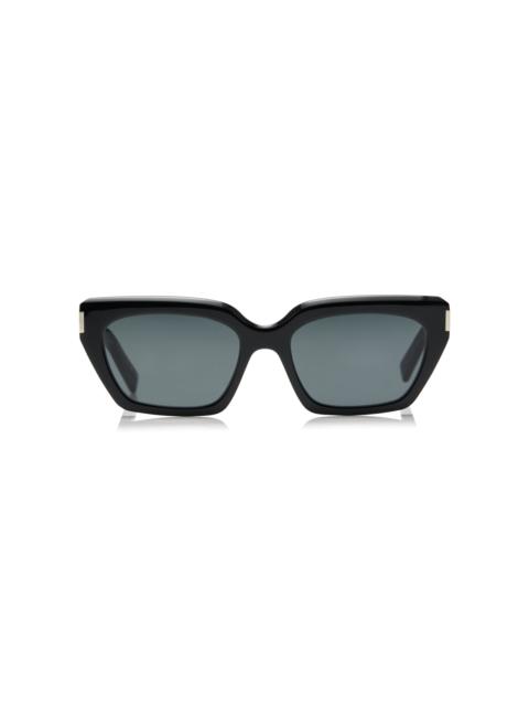 SAINT LAURENT Cat-Eye Acetate Sunglasses black