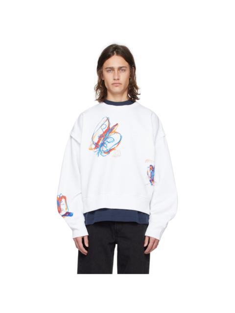 White Ciment Parade Sweatshirt