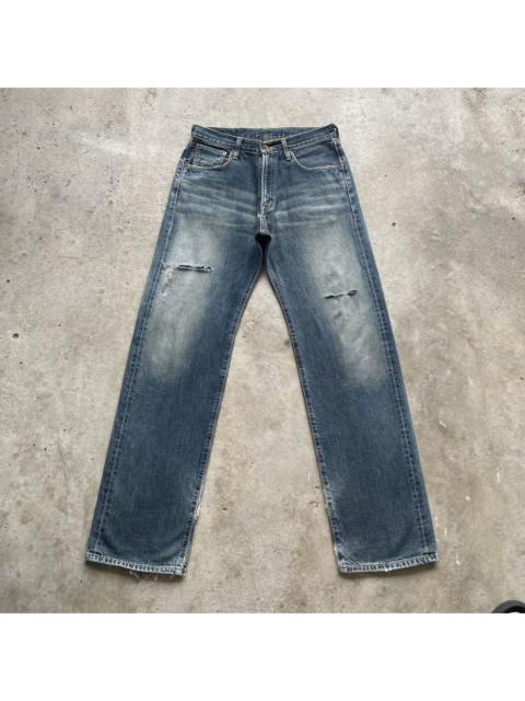 Other Designers Vintage Edwin 505 Distressed Baggy Jeans RedLine Faded Pants