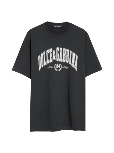 Dolce & Gabbana Dolce&Gabbana Logo Graphic T-Shirt in Grigio Scurissimo at Nordstrom