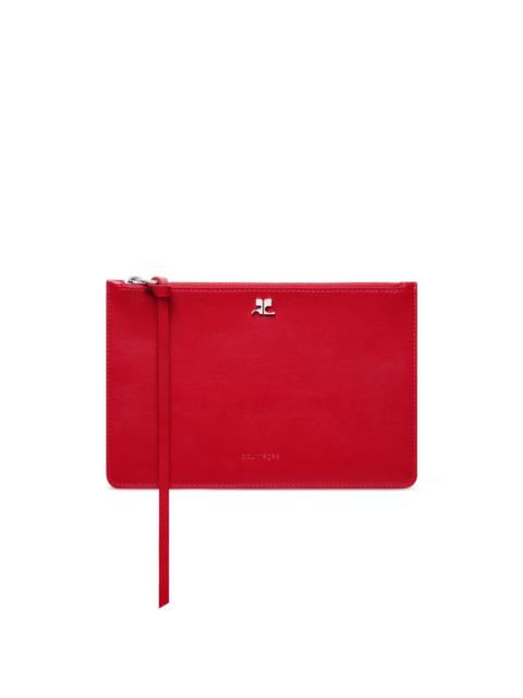 courrèges leather wallet