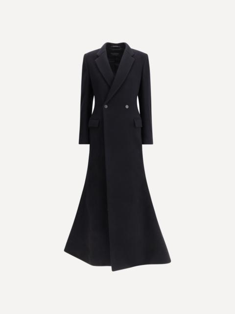 BALENCIAGA Oversized Godet double-breasted Coat