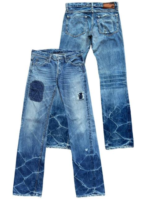 Hysteric Glamour John Bull JAPAN Selvedge Sashiko Boro Distressed Jeans 31x33