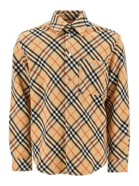 Burberry Ered Wool Overshirt