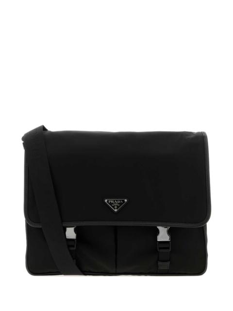 Prada Prada Men Black Canvas Shopping Bag