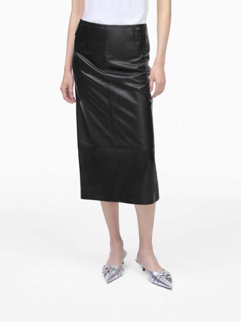 Marc Jacobs LEATHER SLIM SKIRT