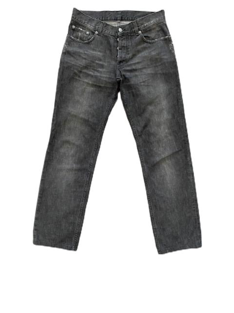 Helmut Lang last drop & binding HELMUT LANG FADED BLACK DENIM LOW WAIST