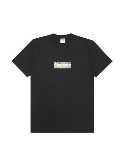Supreme Supreme x Burberry Box Logo Tee 'Black'