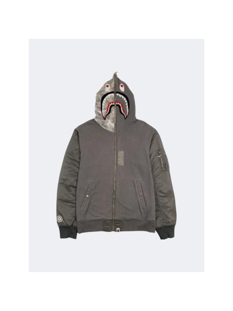 A BATHING APE® S/S 2020 Digital Camo Military Shark Full Cip Hoodie