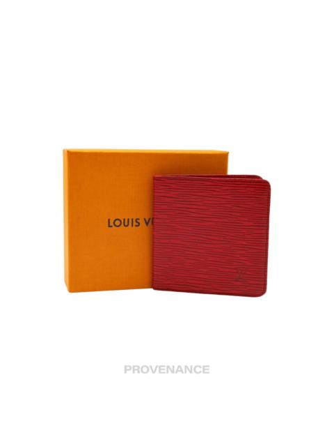 Louis Vuitton Louis Vuitton 6CC Bifold Wallet - Red Epi Leather
