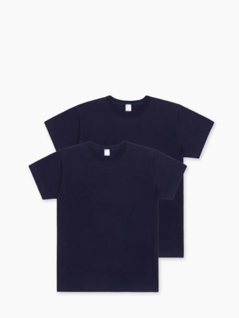 3sixteen 3SIXTEEN HEAVYWEIGHT T-SHIRT 2 PACK INDIGO