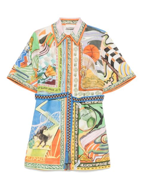 ALÉMAIS Lucky Pace shirt dress