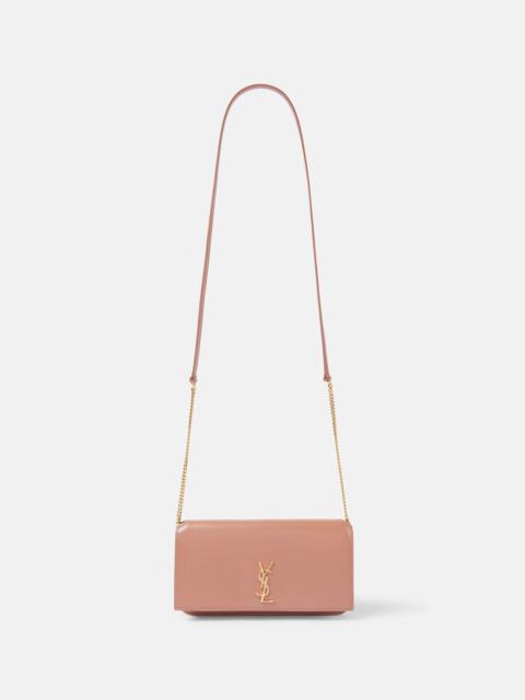 SAINT LAURENT Cassandre leather phone pouch