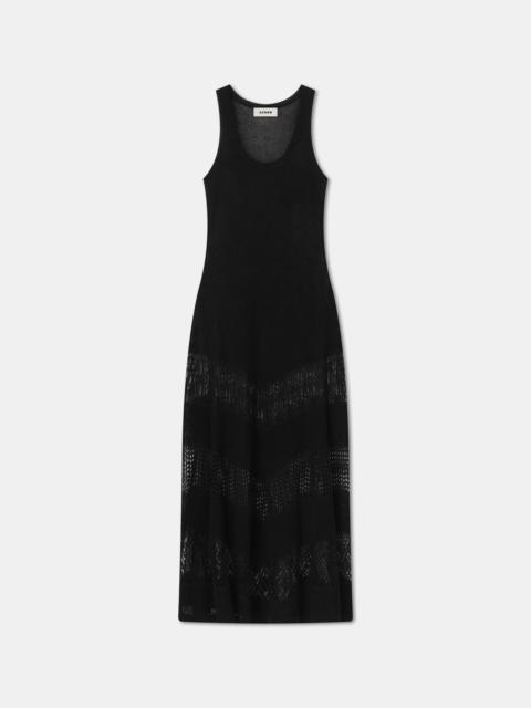 AERON SHIRLEY
Lace knit maxi dress