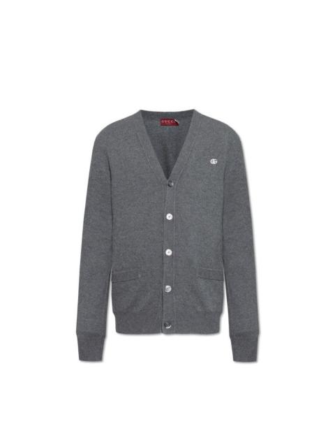 GUCCI GUCCI Gray Cardigan New & Authentic (Men's size:XXL;)
