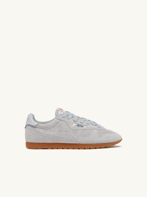 AUTRY SNEAKERS WINDSPIN IN ICE WHITE SUEDE