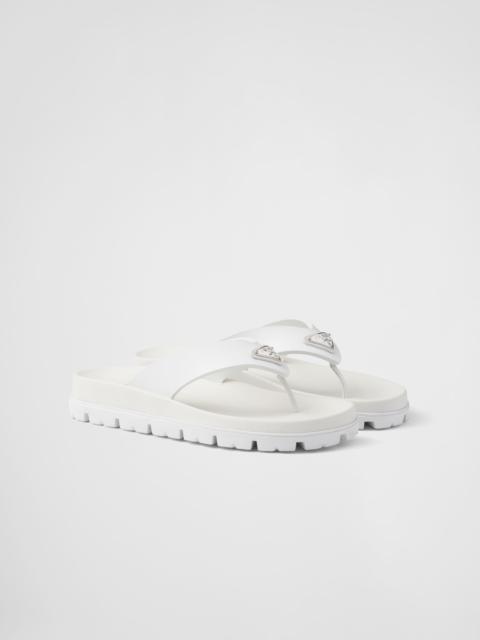 Prada Rubber thong sandals