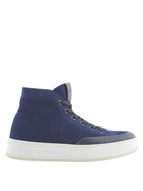 Tod's Tods Men's High Tech Fabric And Leather Hi-Top Sneakers