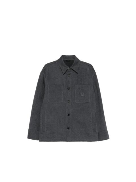 FENDI Fendi Grey Jackets - Shirt Jackets Men