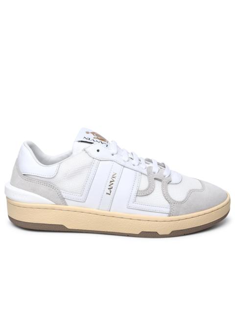 Lanvin Lanvin White Leather Blend Sneakers Men