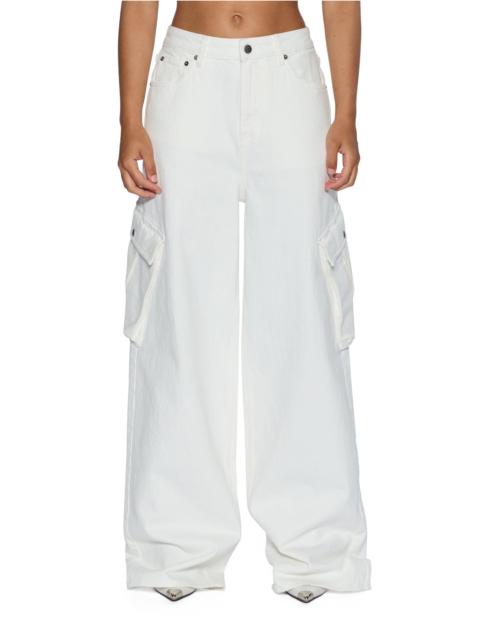 Ksubi BAGGY JEAN CARGO ECRU