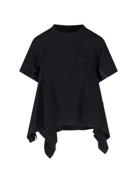 sacai ASYMMETRIC T-SHIRT