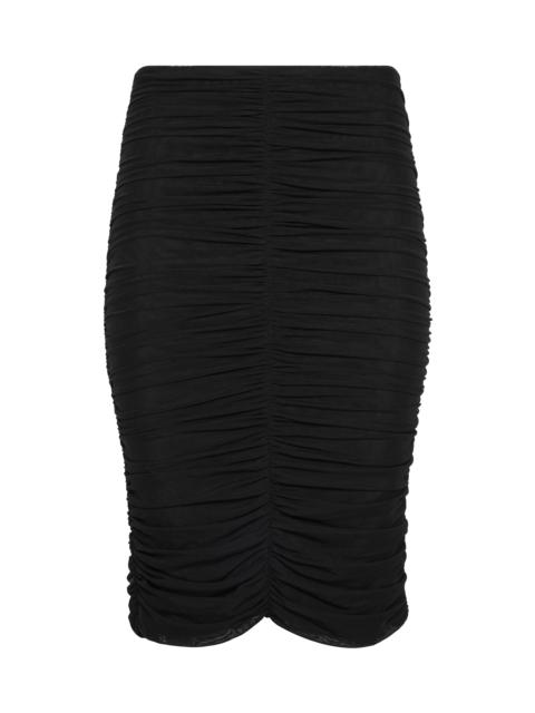 L'AGENCE Isodora Mesh Midi Skirt